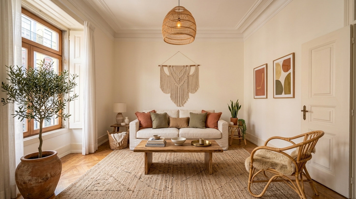 Sala redecorada pela Decoradora — proposta de 4.580 €